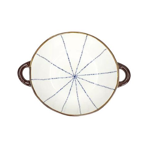 Plat en porcelaine ANAFI moyen POMAX COIN DU MEUBLE PARIS