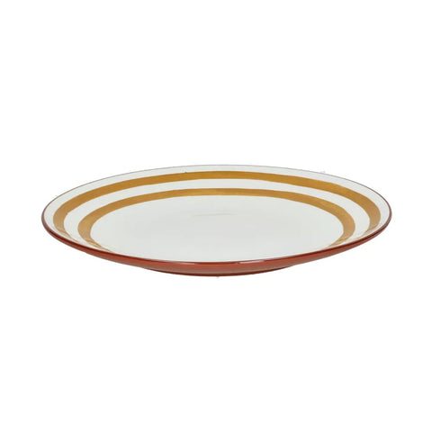 Assiette en porcelaine MYKONOS Ø27cm POMAX COIN DU MEUBLE PARIS