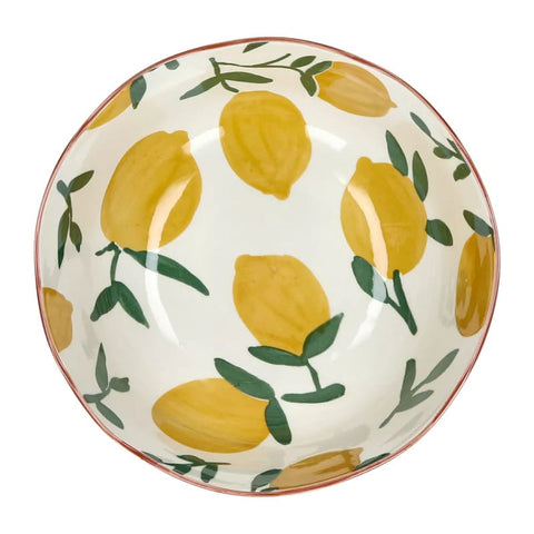 Bol en porcelaine CITRONS MYKONOS Ø24cm Pomax Coin du Meuble Paris