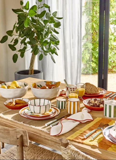 Bol en porcelaine CITRONS MYKONOS Ø24cm Pomax Coin du Meuble Paris