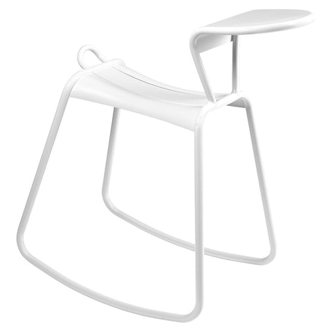Asiento mecedora ADADESK con mesa de apoyo de la marca fermob. comprar fermob online. Rincon del mueble online. RDM madrid.
