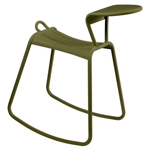Asiento mecedora ADADESK con mesa de apoyo de la marca fermob. comprar fermob online. Rincon del mueble online. RDM madrid.
