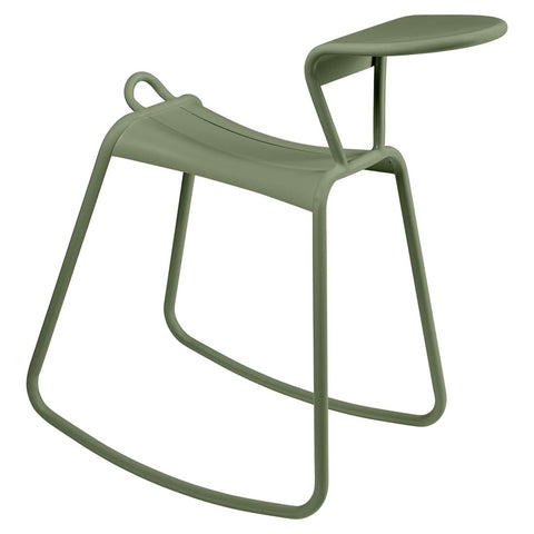 Asiento mecedora ADADESK con mesa de apoyo de la marca fermob. comprar fermob online. Rincon del mueble online. RDM madrid.