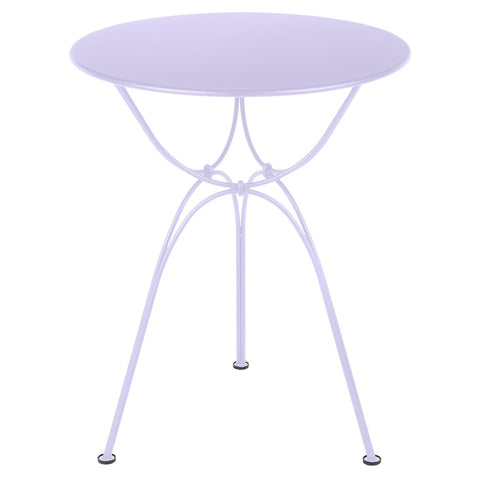 Table Ø 60 cm AIRLOOP en acier pour EXTÉRIEUR de la marque française FERMOB®. Acheter Fermob en ligne. Rincón del Mueble