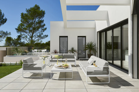 Mesa baja BELLEVIE de 138x80x36 cm Fermob en Rincón del Mueble RDM Madrid