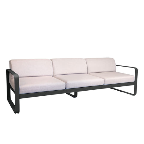 Sofa Bellevie para tres personas cojin PEARL de la marca fermob. comprar fermob online en rincon del mueble. RDM Online.