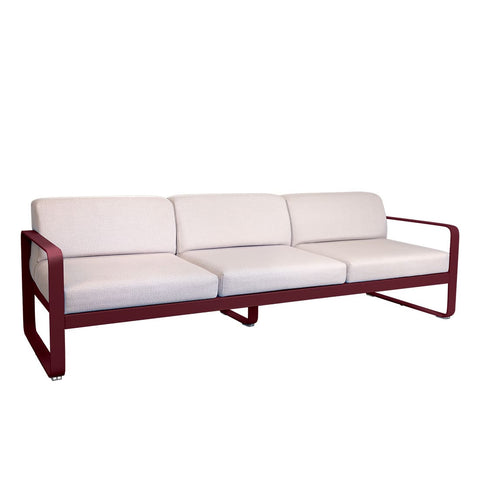 Sofa Bellevie para tres personas cojin PEARL de la marca fermob. comprar fermob online en rincon del mueble. RDM Online.