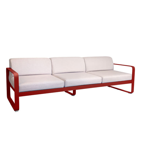 Sofa Bellevie para tres personas cojin PEARL de la marca fermob. comprar fermob online en rincon del mueble. RDM Online.