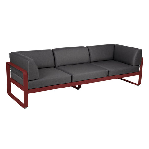 Sofá club BELLEVIE para 3 personas de la marca francesa Fermob. Comprar Fermob online. Rincón del Mueble