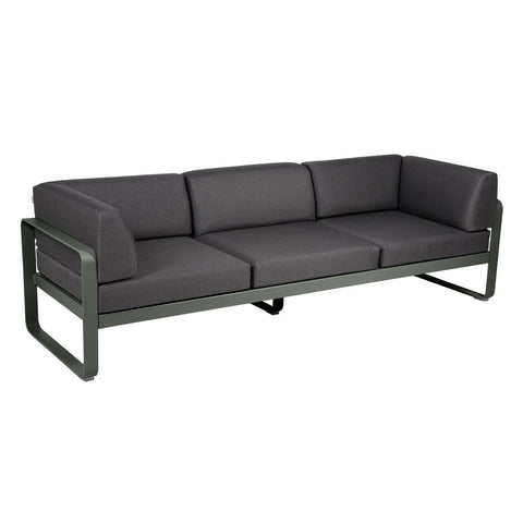Sofá club BELLEVIE para 3 personas de la marca francesa Fermob. Comprar Fermob online. Rincón del Mueble