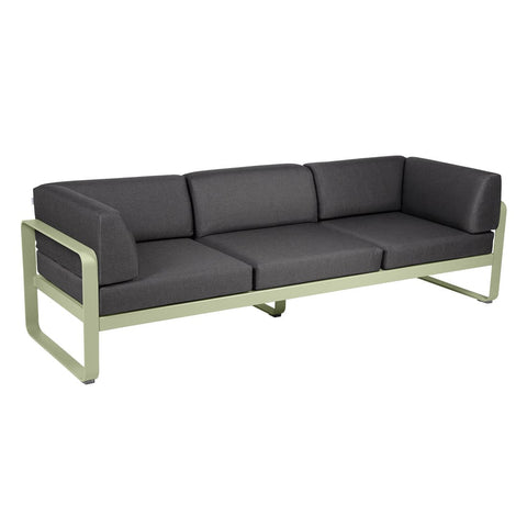 Sofá club BELLEVIE para 3 personas de la marca francesa Fermob. Comprar Fermob online. Rincón del Mueble