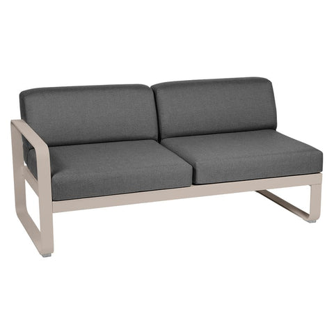 Módulo izquierdo BELLEVIE 2 plazas. Fermob. Compra online mobiliario exterior e interior, Rincón del Mueble RDM Madrid España. Colección modular para sofá