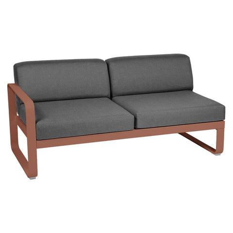 Módulo izquierdo BELLEVIE 2 plazas. Fermob. Compra online mobiliario exterior e interior, Rincón del Mueble RDM Madrid España. Colección modular para sofá