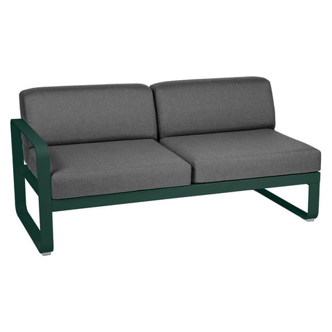 Módulo izquierdo BELLEVIE 2 plazas. Fermob. Compra online mobiliario exterior e interior, Rincón del Mueble RDM Madrid España. Colección modular para sofá