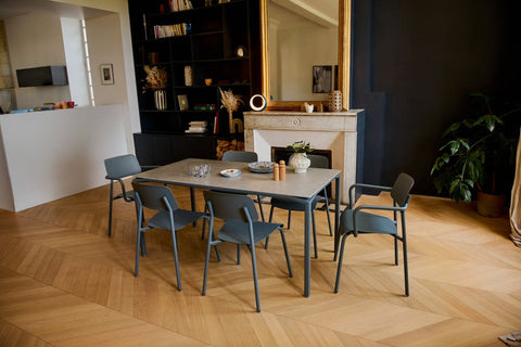 Table CALVI Minérale de 195x95cm