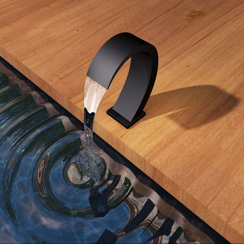 Cascade pulvérisante pour piscine IGUAZU 20cm noir mat POOLIMEX COIN DU MEUBLE PARIS