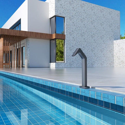 Cascade pulvérisante pour piscine NIAGARA 6cm gri cobalt POOLIMEX COIN DU MEUBLE