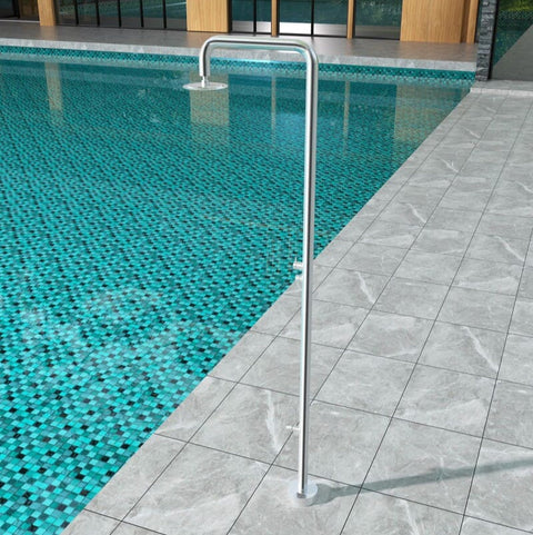 Douche de piscine MICHIGAN avec lave-pieds POOLIMEX COIN DU MEUBLE PARIS