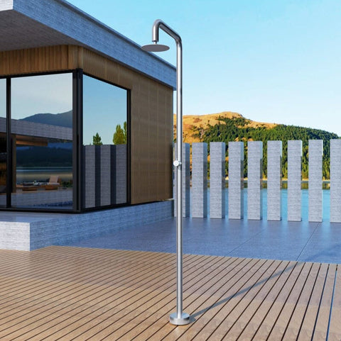 Douche de piscine OREGON acier POOLIMEX COIN DU MEUBLE PARIS