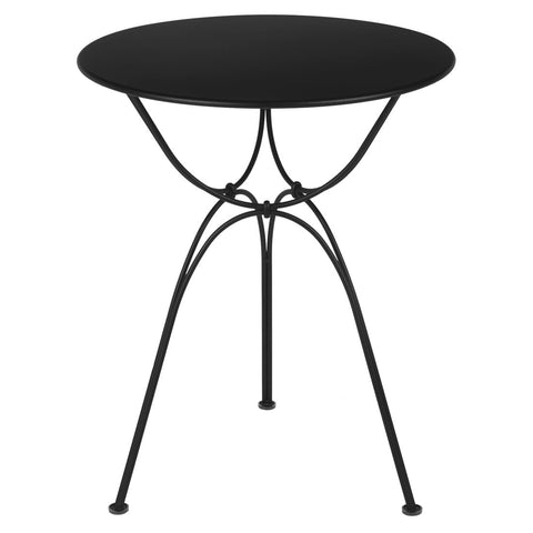 Table Ø 60 cm AIRLOOP en acier pour EXTÉRIEUR de la marque française FERMOB®. Acheter Fermob en ligne. Rincón del Mueble