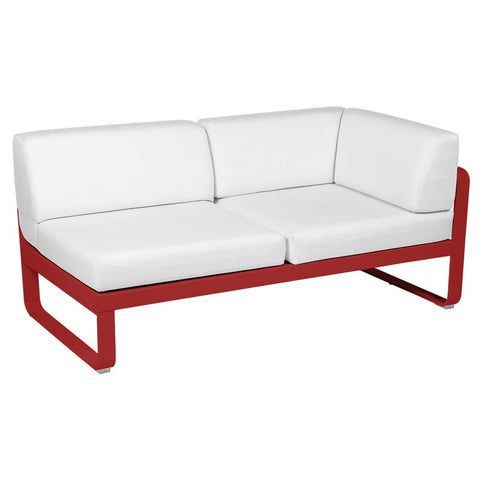 Módulo derecho esquina BELLEVIE 2 plazas. Colección Bellevie comprar online mobiliario Fermob exterior e interior. Rincón del Mueble RDM Madrid España.