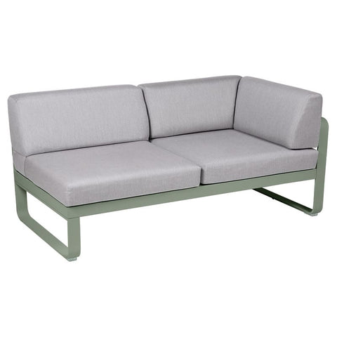 Módulo derecho esquina BELLEVIE 2 plazas. Colección Bellevie comprar online mobiliario Fermob exterior e interior. Rincón del Mueble RDM Madrid España.