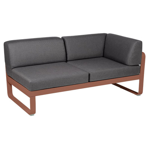 Módulo derecho esquina BELLEVIE 2 plazas. Colección Bellevie comprar online mobiliario Fermob exterior e interior. Rincón del Mueble RDM Madrid España.