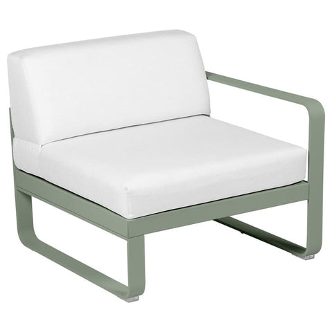 Módulo derecho BELLEVIE 1 plaza. Rincón del Mueble RDM Madrid España. Colección Bellevie de la marca FERMOB. Comprar online mobiliario exterior e interior Fermob.