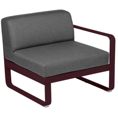 Módulo derecho BELLEVIE 1 plaza. Rincón del Mueble RDM Madrid España. Colección Bellevie de la marca FERMOB. Comprar online mobiliario exterior e interior Fermob.