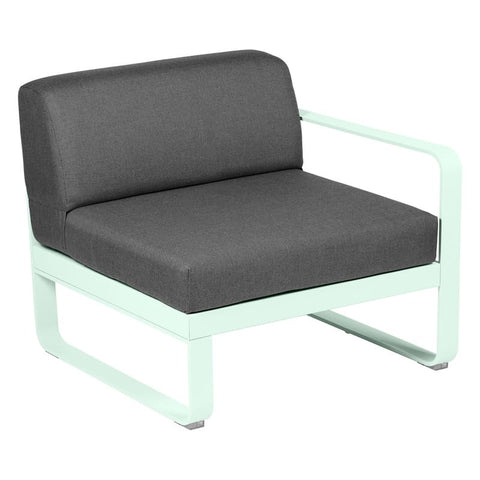 Módulo derecho BELLEVIE 1 plaza. Rincón del Mueble RDM Madrid España. Colección Bellevie de la marca FERMOB. Comprar online mobiliario exterior e interior Fermob.