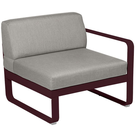 Módulo derecho BELLEVIE 1 plaza. Rincón del Mueble RDM Madrid España. Colección Bellevie de la marca FERMOB. Comprar online mobiliario exterior e interior Fermob.