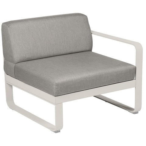 Módulo derecho BELLEVIE 1 plaza. Rincón del Mueble RDM Madrid España. Colección Bellevie de la marca FERMOB. Comprar online mobiliario exterior e interior Fermob.