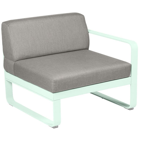 Módulo derecho BELLEVIE 1 plaza. Rincón del Mueble RDM Madrid España. Colección Bellevie de la marca FERMOB. Comprar online mobiliario exterior e interior Fermob.