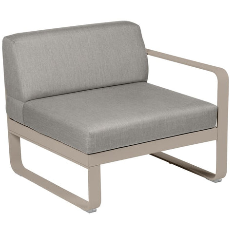 Módulo derecho BELLEVIE 1 plaza. Rincón del Mueble RDM Madrid España. Colección Bellevie de la marca FERMOB. Comprar online mobiliario exterior e interior Fermob.
