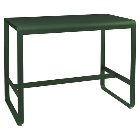 Table haute BELLEVIE de 140 x 80 x 105 cm de la marque française Fermob. Acheter Fermob en ligne. Rincón del Mueble