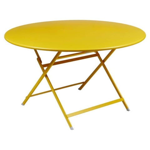 Table ronde CARACTÈRE Ø 128 cm. Collection FERMOB. Acheter mobilier d’extérieur et d’intérieur Rincón del Mueble RDM Madrid Espagne. Achat en ligne meubles.