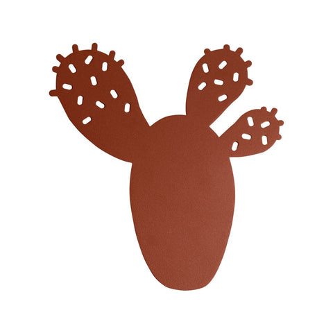 Dessous de plat en métal cactus BOUQUET SAUVAGE de 25.5x24cm