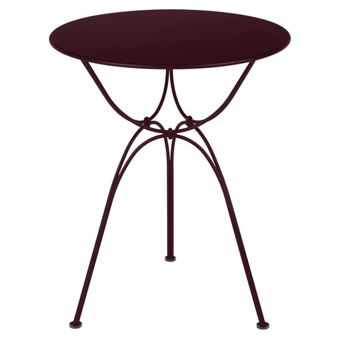Table Ø 60 cm AIRLOOP en acier pour EXTÉRIEUR de la marque française FERMOB®. Acheter Fermob en ligne. Rincón del Mueble