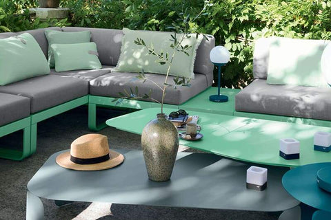 Módulo derecho BELLEVIE 1 plaza. Rincón del Mueble RDM Madrid España. Colección Bellevie de la marca FERMOB. Comprar online mobiliario exterior e interior Fermob.